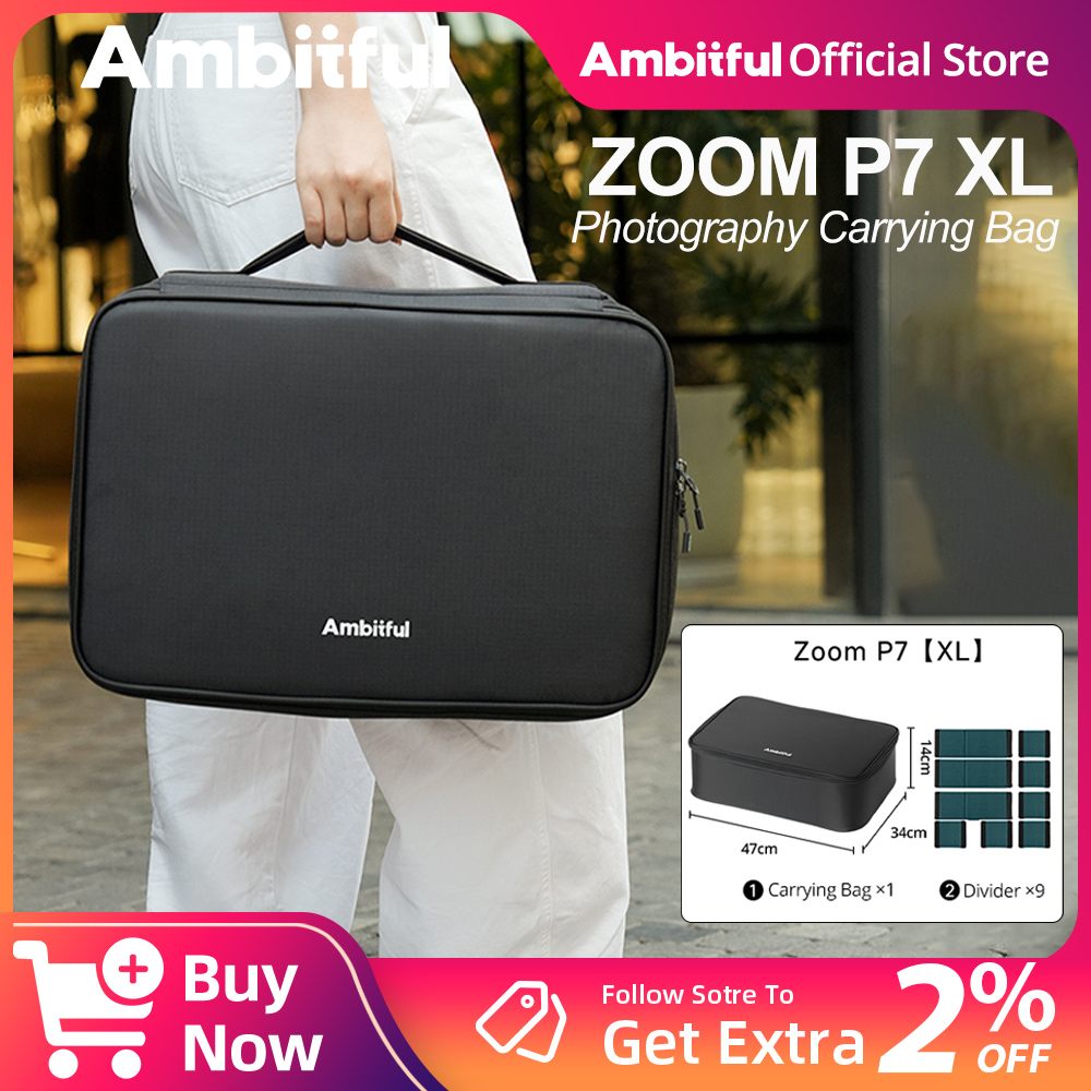 Drone Camera Filter - Ambitful ZOOM P7II XL التصوير حقيبة