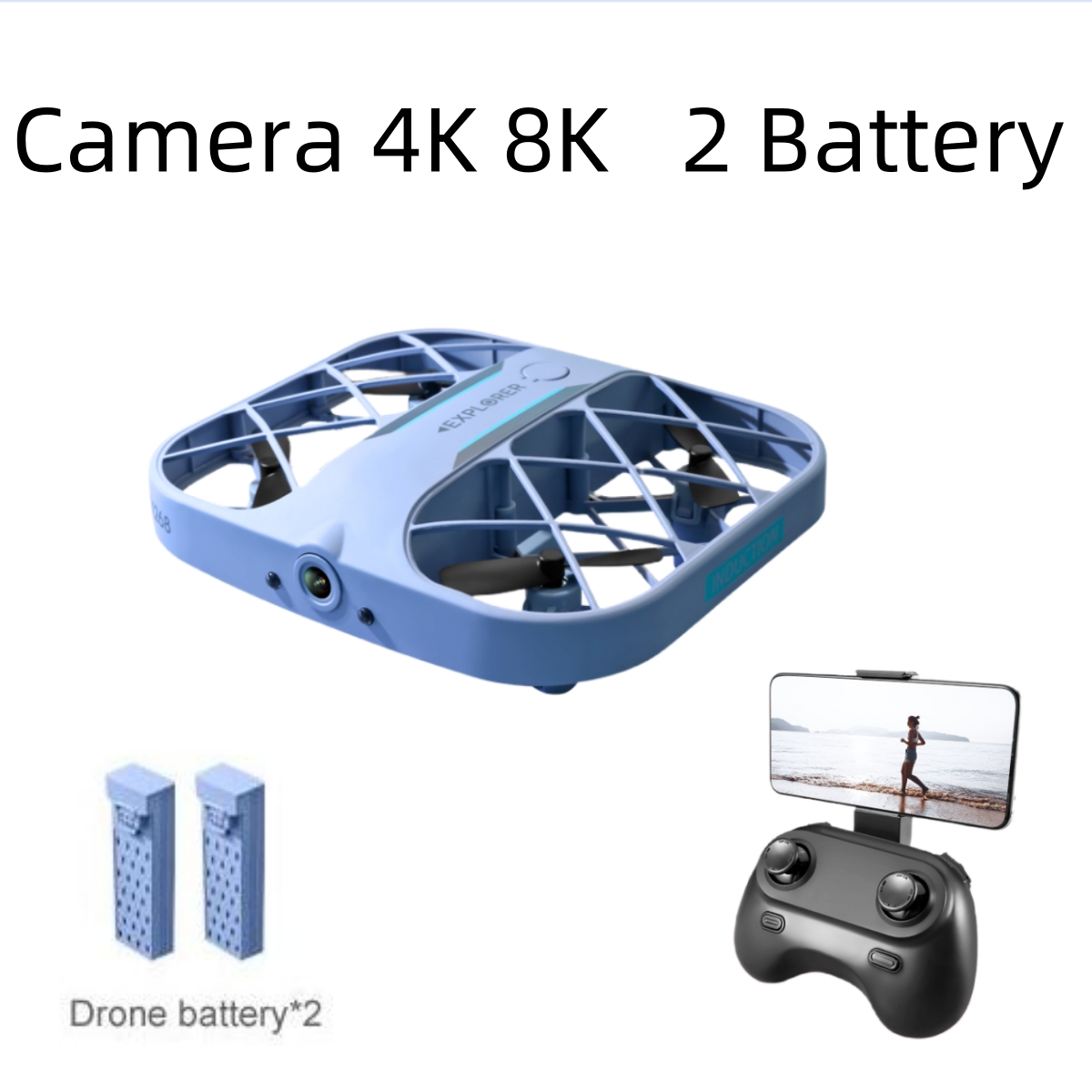 Drone Camera Night Vision - طائرة JJRC H107 FPV RC بدون