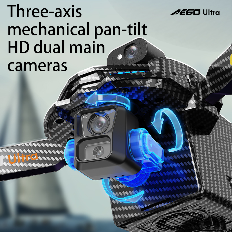 AE60 نظام تحديد المواقع بدون ط - مراجعة Drone Camera Night Vision وسعره
