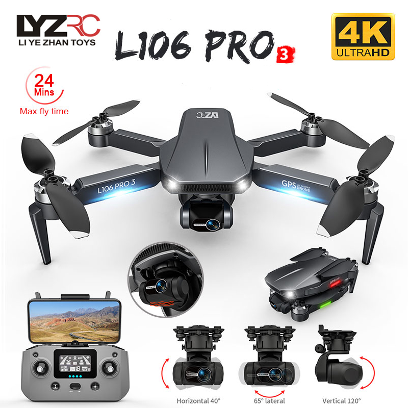 L106 Pro 3 طائرة بدون طيار 5G  - مراجعة Drone Camera 4K وسعره