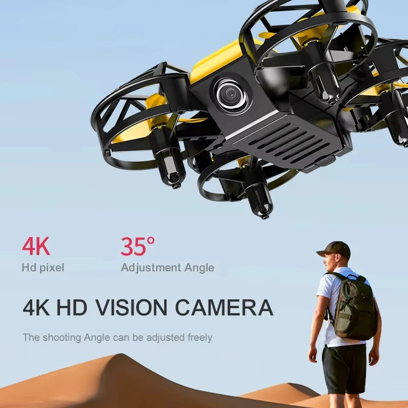 طائرة بدون طيار صغيرة D12 بكام - مراجعة Drone Camera 4K وسعره